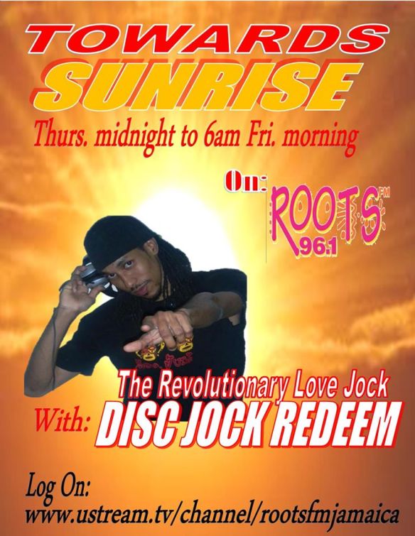 DISC-JOCK REDEEM TO HOST NEW RADIO SHOW