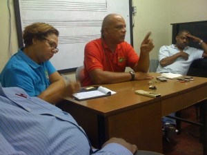 members of JARIA (meeting for Reggae Month)