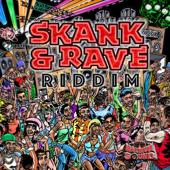 Various Artist - Skank &amp; Rave Riddim - Artwork